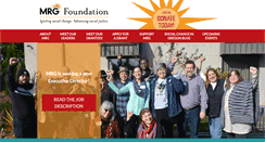 Desktop Screenshot of mrgfoundation.org