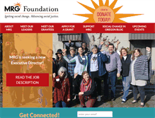 Tablet Screenshot of mrgfoundation.org